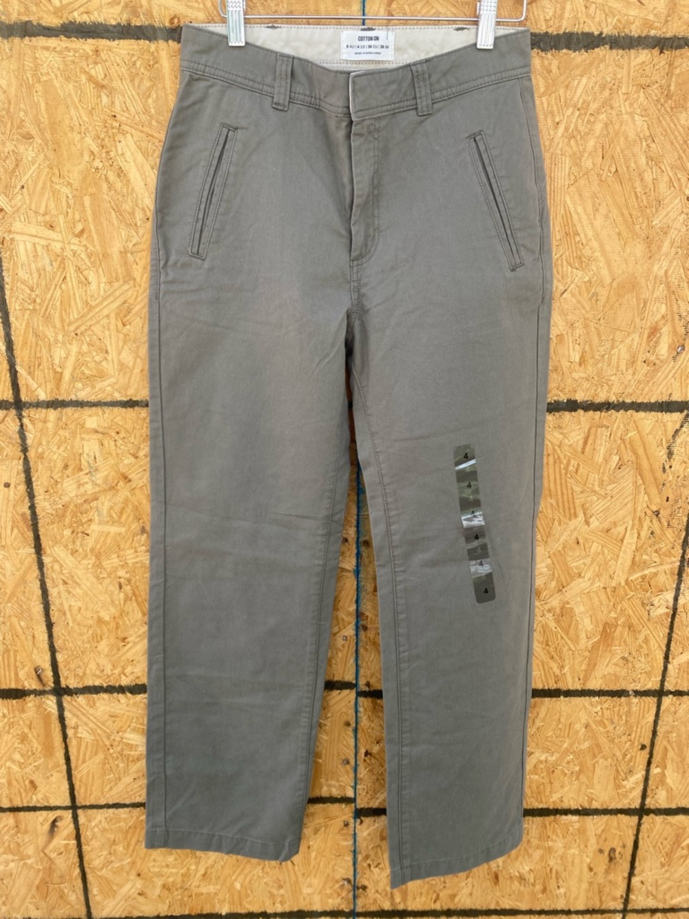 Cotton On Women Straight Chinos NWT 4